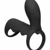 Doc Johnson Vibrerende Cock Cage Met Afstandsbediening - Zwart