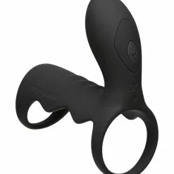 Doc Johnson Vibrerende Cock Cage Met Afstandsbediening - Zwart