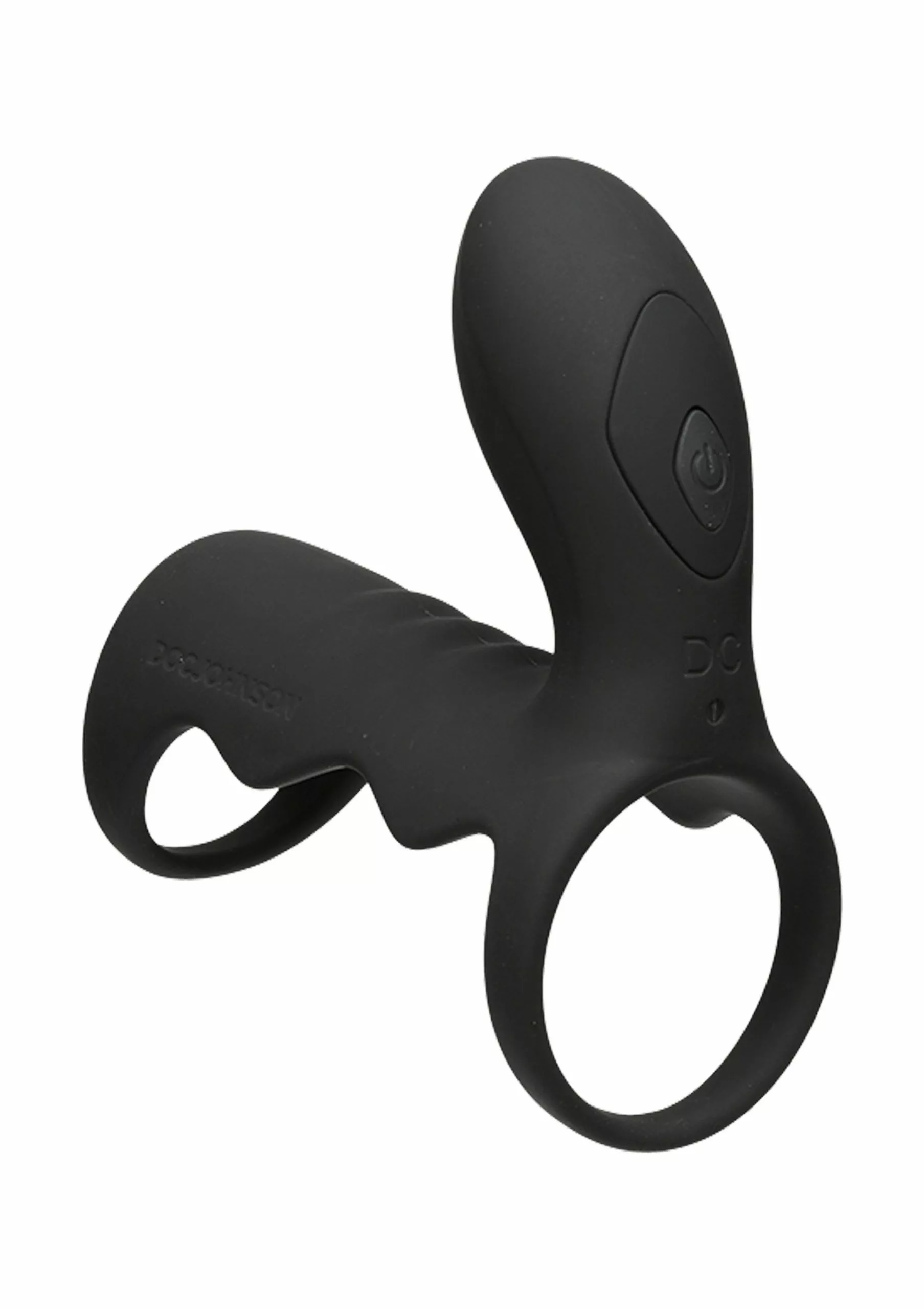 Doc Johnson Vibrerende Cock Cage Met Afstandsbediening - Zwart