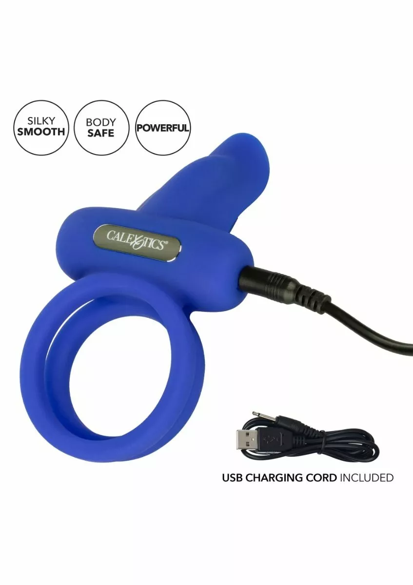 California Exotic Vibrerende Cockring Dual Pleaser - Afbeelding 5