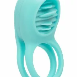 California Exotic Vibrerende Cockring French Kiss Enhancer - Groen