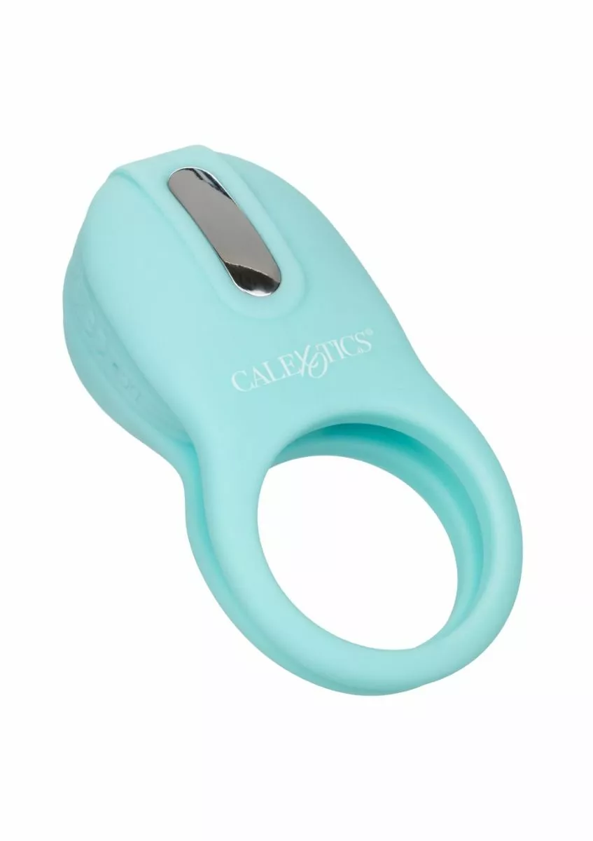 California Exotic Vibrerende Cockring French Kiss Enhancer - Groen - Afbeelding 6