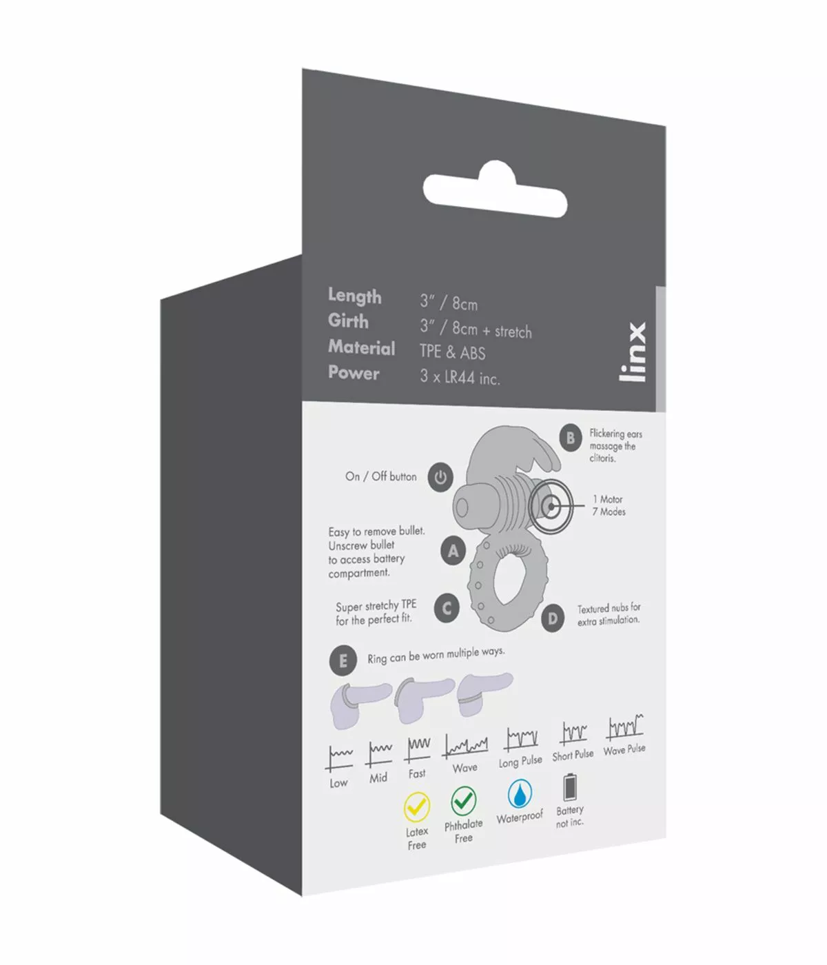 MVW Vibrerende Cockring Linx Hopping Hare - Afbeelding 3