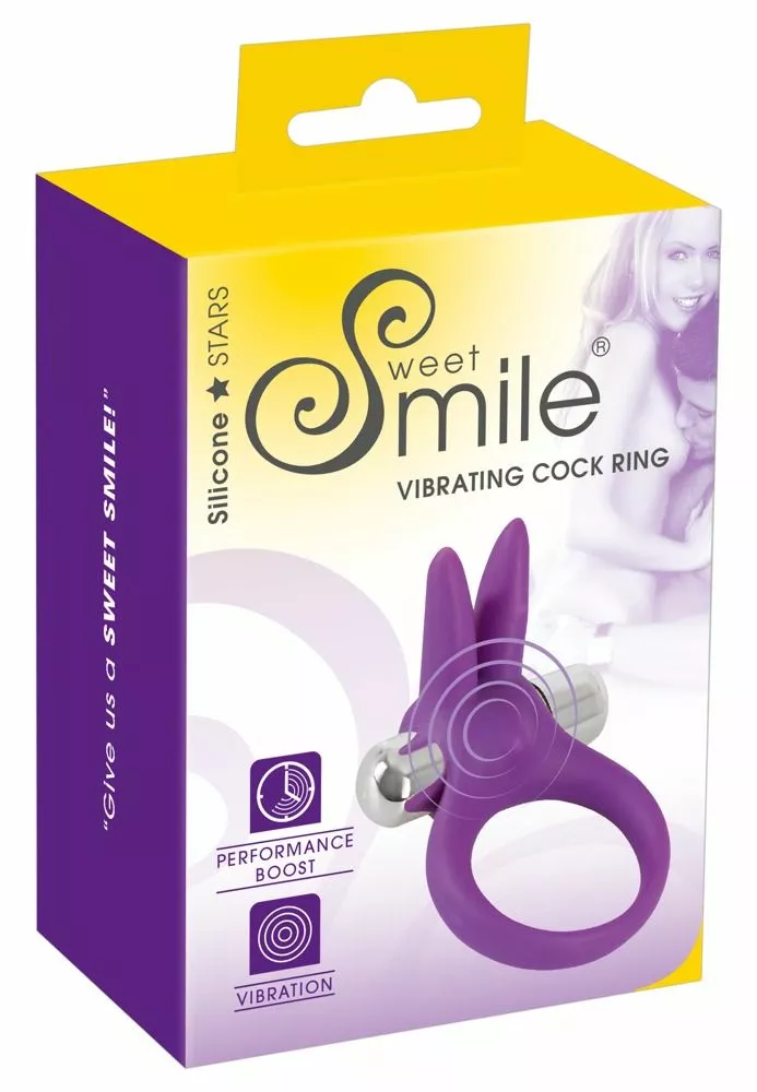 Sweet Smile Vibrerende Cockring Rabbit - Afbeelding 2