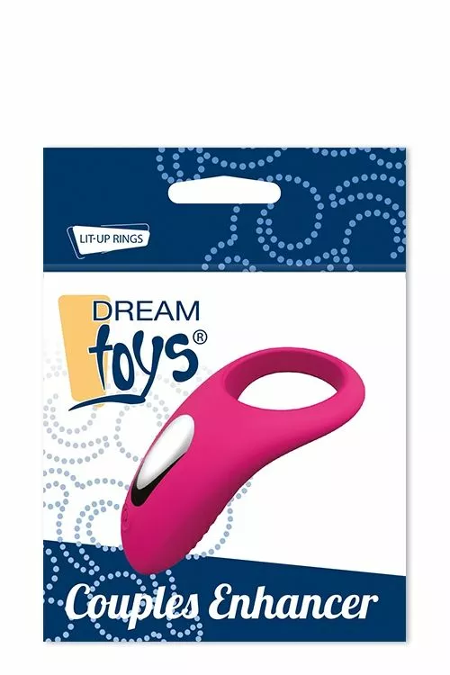 Dreamtoys Vibrerende Koppels Cockring Magenta - Afbeelding 2