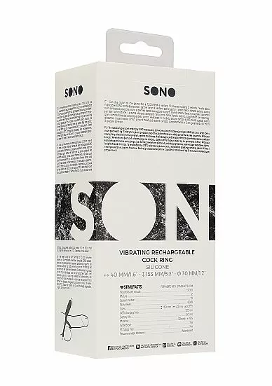 Sono Vibrerende Oplaadbare Cockring No. 88 - Afbeelding 3