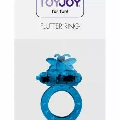 ToyJoy Vibrerende Penisring Flutter - Blauw