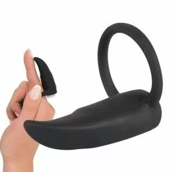 Black Velvets Vinger Vibrator / Vibrerende Cockring