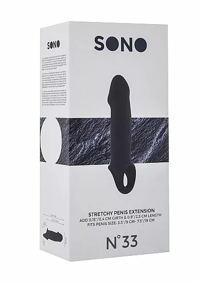 Sono Zwarte Penis Sleeve No.33 - Afbeelding 2