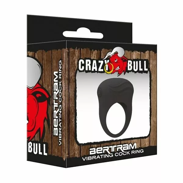 Crazy Bull Zwarte Vibrerende Cockring - Bertram - Afbeelding 3