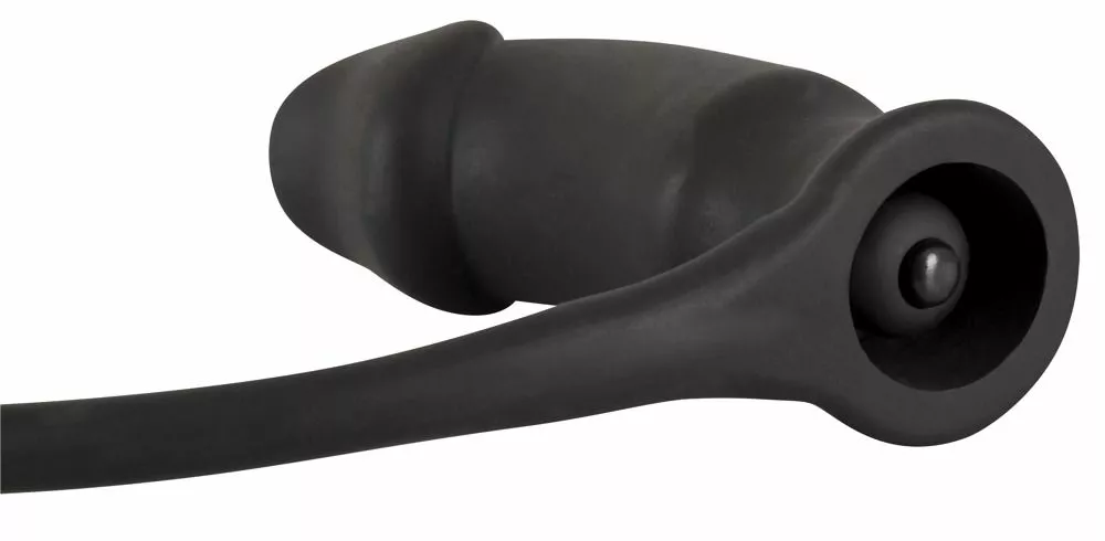 Black Velvets Zwarte Cockring Met Anaalplug - Afbeelding 5