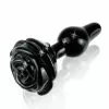 Icicles (Pipedream) Zwarte Rosebud Buttplug Icicles No 77