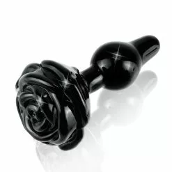Icicles (Pipedream) Zwarte Rosebud Buttplug Icicles No 77