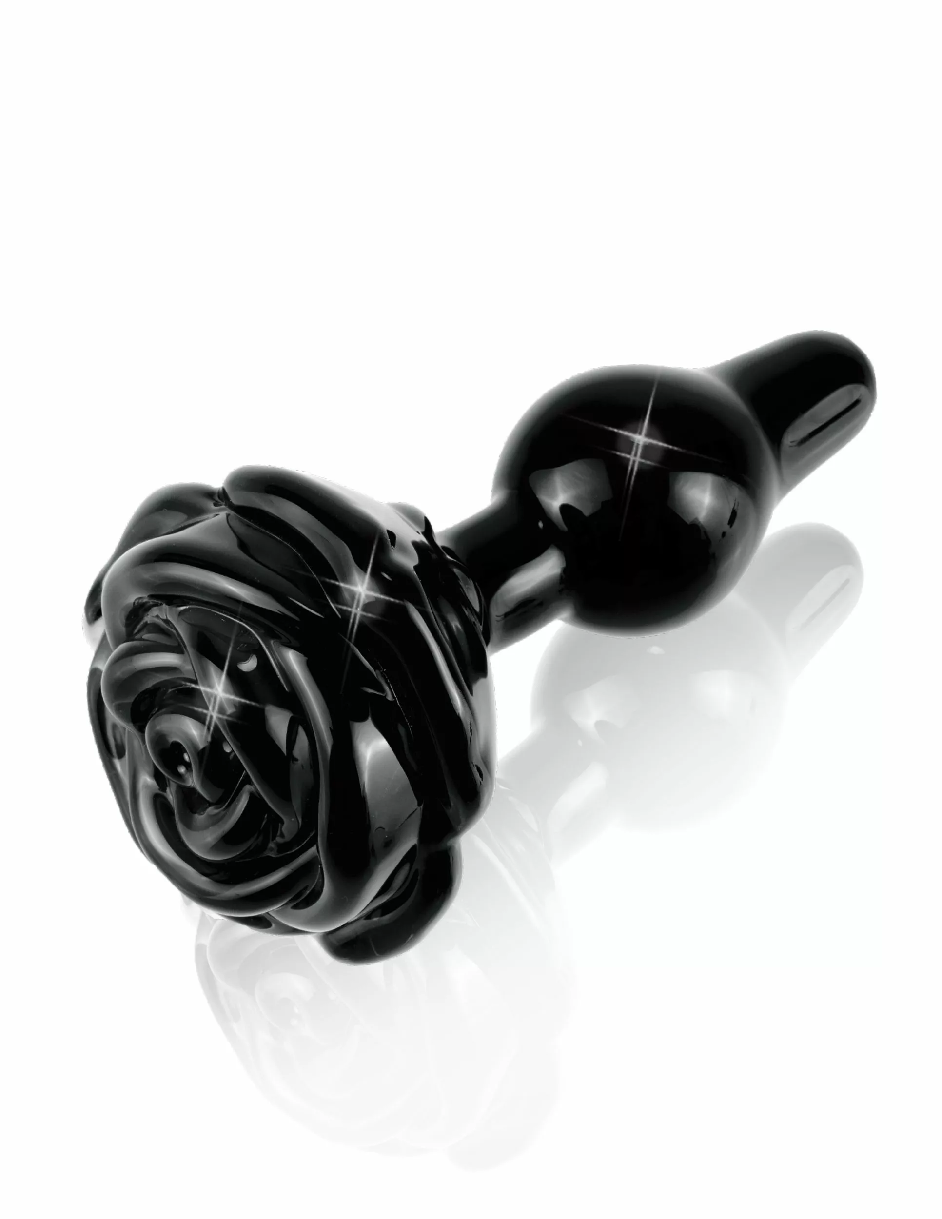 Icicles (Pipedream) Zwarte Rosebud Buttplug Icicles No 77